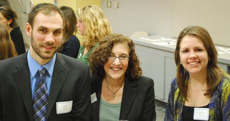 Judy Donner and two participants in the Mentoring Program.